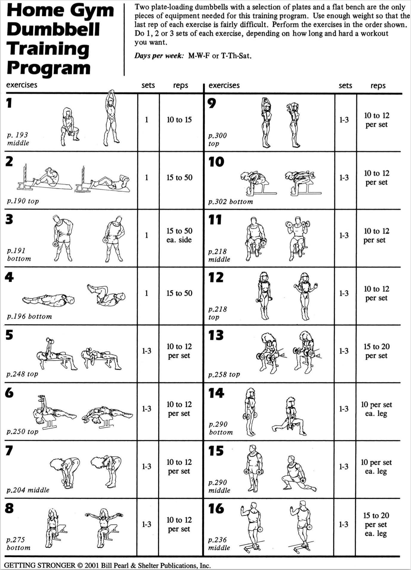 dumbbell workout for women pdf